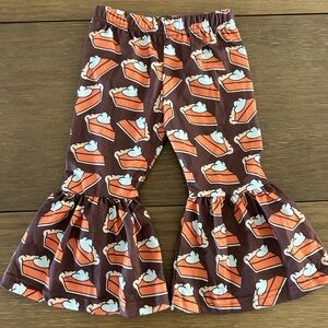 2T Girls Fall Pumpkin Pie Pants